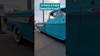 1957 Chev Cameo! Is this the MOST BEAUTIFUL truck? #classiccars #chevrolet #pickuptrucks #carshow