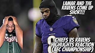 REACTION TO Kansas City Chiefs vs Baltimore Ravens Game Highlights | 2023 AFC Championship