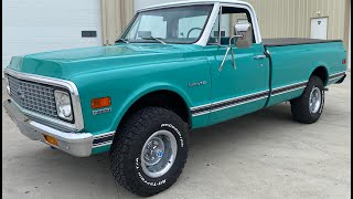 1972 CHEVROLET K-10 CUSTOM HAMMERDOWN AUCTIONS