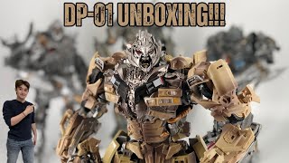 DP-01 4th Party Unique Toys Deserado (DOTM Megatron - Unboxing and First Reactions