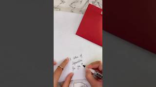 Easy DIY Paper Gift Bag ❤ #art #drawing #easy #shorts #short #shortvideo #asmr #gift #viral #cute