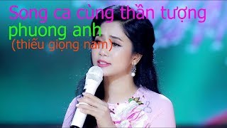 KARAOKE tựa cánh bèo trôi    Song ca cùng thần tượng  Phương Anh