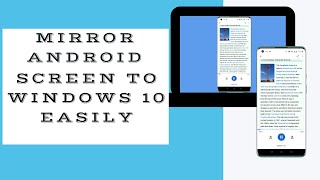 How To Mirror Your Android Phone To Windows 10 PC Laptop Wireless Without Root