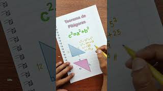 Teorema de Pitágoras. 😉✌️ #ingedarwin #matemática