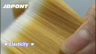 Yellow Physical SRT Tapered Brush Bristle for Paint Brush