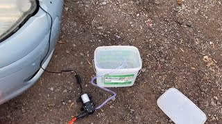 Installing a mini jet washer