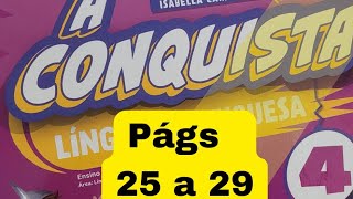 A Conquista  - Língua Portuguesa  - 4° ano - págs 25 a 29 - Paródia de dicionário