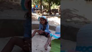 Kakak orin dan adek shanum liburan ke botani jember part 1