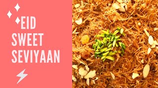 Sweet Vermicelli Eid Special Recipe | Meethi Seviyaan/Payasam/Sweet Sev/Thambi