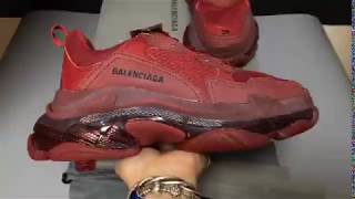 BALENCIAGA TRIPLE S TRANINER-BALENCIAGA-RED