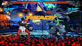 MUGEN ANIME 1.1 IORI YAGAMI VS SUSANOO STAGE BLAZBLUE HALLOWEEN