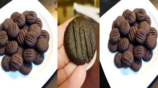 بسكويت الكاكاو❗ الاقتصادي❗هتعمليها ف خمس دقائق ❗حلو اوي للمدارس واللانش بوكس😘#Cocoa biscuits#food #