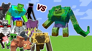 Mutant Jungle Zombie Vs. Mutant Monsters and More Mutants in Minecraft