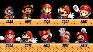 Evolution of Quicksand Death animation in Mario games (1988 -2018)