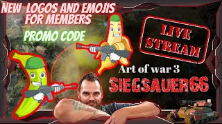 Art of war 3 // Livestream // Promo Code //  Siegsauer66