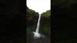 Mountains waterfall nature view #ytshorts #youtubeshorts #mountains #nature #waterfall #weather