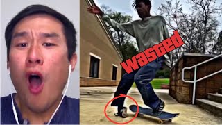 Insanely painful skateboard fails on TikTok!