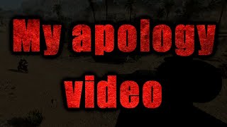 My apology video