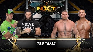 Tag Team Match | "Roman & Cena" vs "Brock & Orton" | WWE NXT Showdown