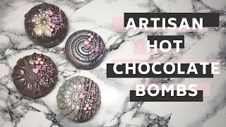 How to make a cute FLOWER HOT CHOCOLATE BOMB