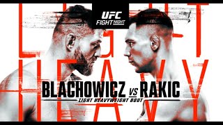 UFC FIGHT NIGHT: BLACHOWICZ VS RAKIC FULL CARD PREDICTIONS | BREAKDOWN #157