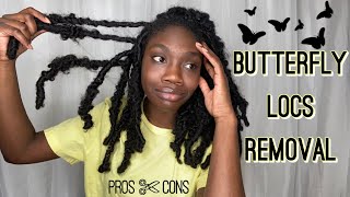 How to Safely Remove Butterfly Locs + Pros & Cons 🦋 | This is Dami