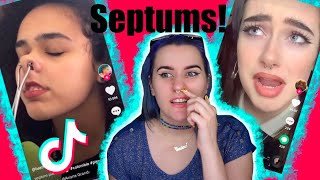 TikTok Septum Piercings Reaction!