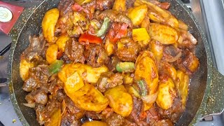 make this potatoe, plantain and gizzard recipe for your kids, they will ask for it always so 😋 😋