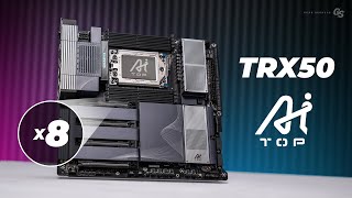 Gigabyte TRX50 AI TOP has a Secret - Hidden WRX90 -  First Look