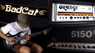 Blending 3 Different Amps For 1 Guitar Tone (Peavey, Orange and Badcat)