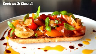 Tomato Bruschetta  By Cook with Chandi