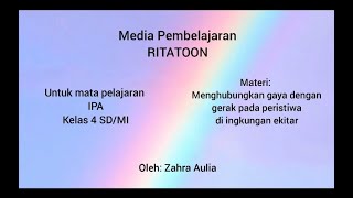 Media Pembelajaran 3D || IPA Kelas 4 SD/MI || Media Ritatoon