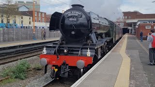 60103 Flying Scotsman passing Walsall | Mainline steam light loco movement