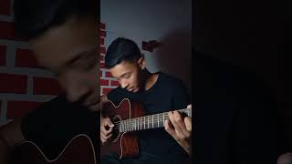 "A culpa é da morena" no violão FINGERSTYLE🔥🎸  #Shorts