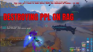 ARK Official PvP | DOMINATING RAG | B&G |