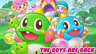 THE BOYS ARE BACK ~ PUZZLE BOBBLE EVERYBUBBLE!