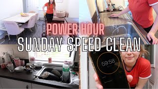 SPEED CLEAN SUNDAY! COME CLEAN WITH ME FOR A POWER HOUR CLEAN OF MY NEW BUILD HOUSE!