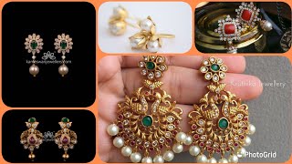 #dresscollection #earingcollection...beautiful n latest earing design 2020// earing gold design