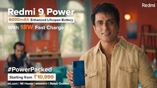 Sonu Sood with Redmi 9 Power | Is your phone always on lifesupport? #SonuKiSuno