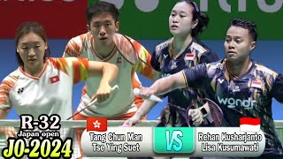 Rehan Naufal/Lisa Ayu Kusumawati vs Tang Chun Man/Tse Ying Suet || R16 Japan Open 2024