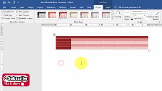 TABLE IN MS WORD with TIPS TRICKS and Important Shortcut Keys