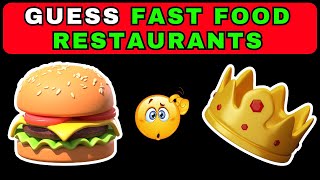 Fast Food Emoji Quiz: Can You Guess the Restaurants? | Puzzle Whisperers