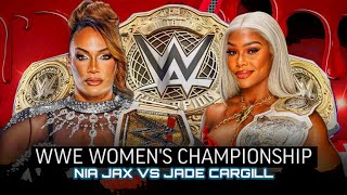 Nia Jax vs Jade Cargill Women's Championship Full Match WWE Bad Blood 2024 Highlights