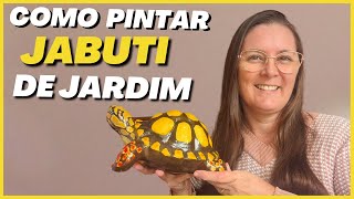 🟣 DIY - Decoração de Jardim | Como pintar JABUTI / TARTARUGA