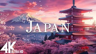 FLYING OVER JAPAN (4K UHD) — успокаивающая музыка и красивое видео о природе — 4K Video Ultra HD