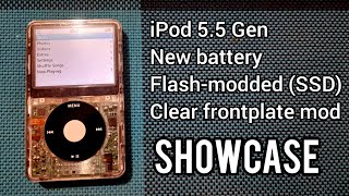 Custom Clear iPod Video 5.5 Gen Flash-modded Review