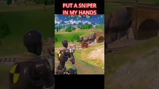 Sniper Situation #fortniteunderground #fortniteclips