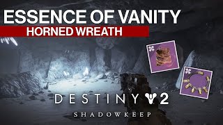 Destiny 2 Horned Wreath Essence of Vanity Tranquility Sniper Rifle