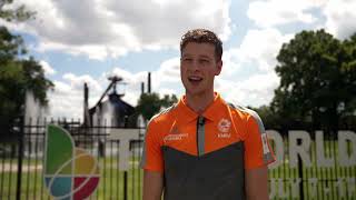 Harjan Visscher tijdens The World Games