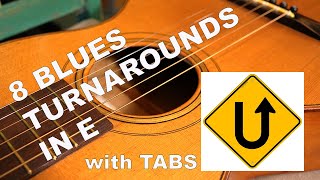 8 Must Know Blues Turnarounds in E (LESSON WITH FREE TABS)